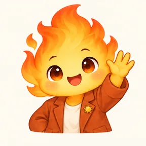 集川的橙宝主题插画头像