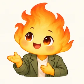 景川的橙宝主题插画头像
